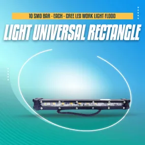 10 SMD Bar Light Universal Rectangle - Each - Cree LED Work Light Flood Spot Light Offroad Driving LED Light Bar