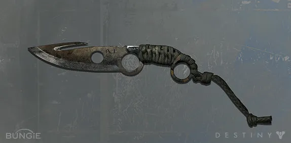 12" Destiny Hunter Knife (D2 Steel & Japanese Steel is also Available) / Bladedancer Nighthawk Knife of Hunter from The Destiny