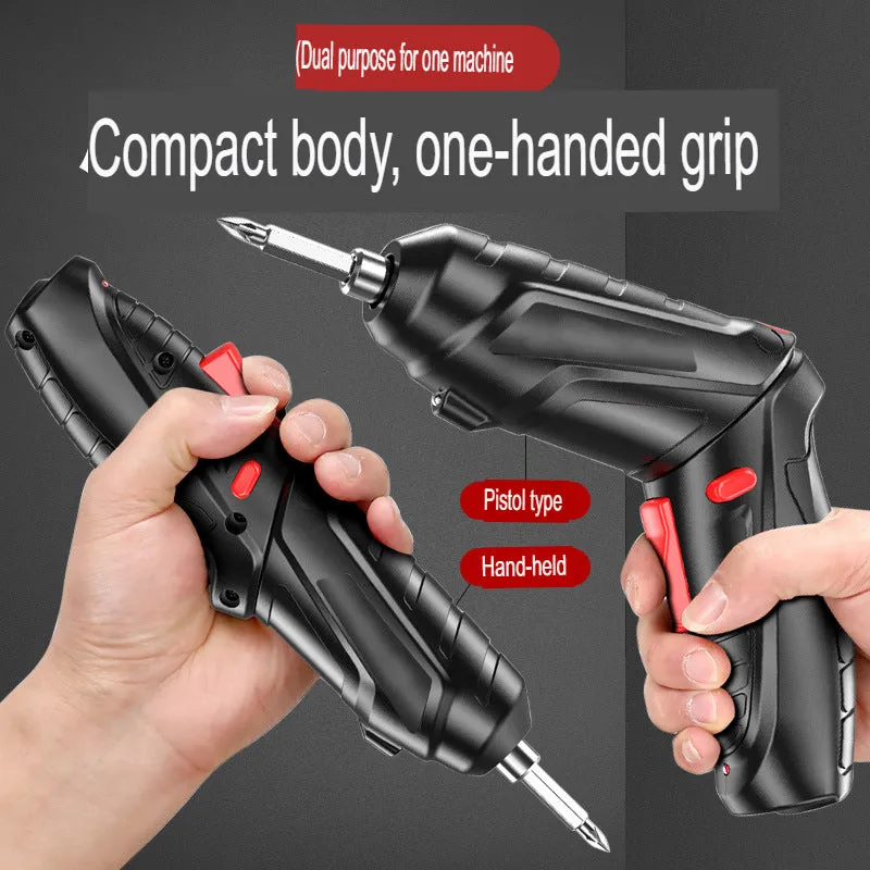 3.6V electric screwdriver mini rechargeable hand drill driver multifunctional household folding machine Lithium electric drill tools