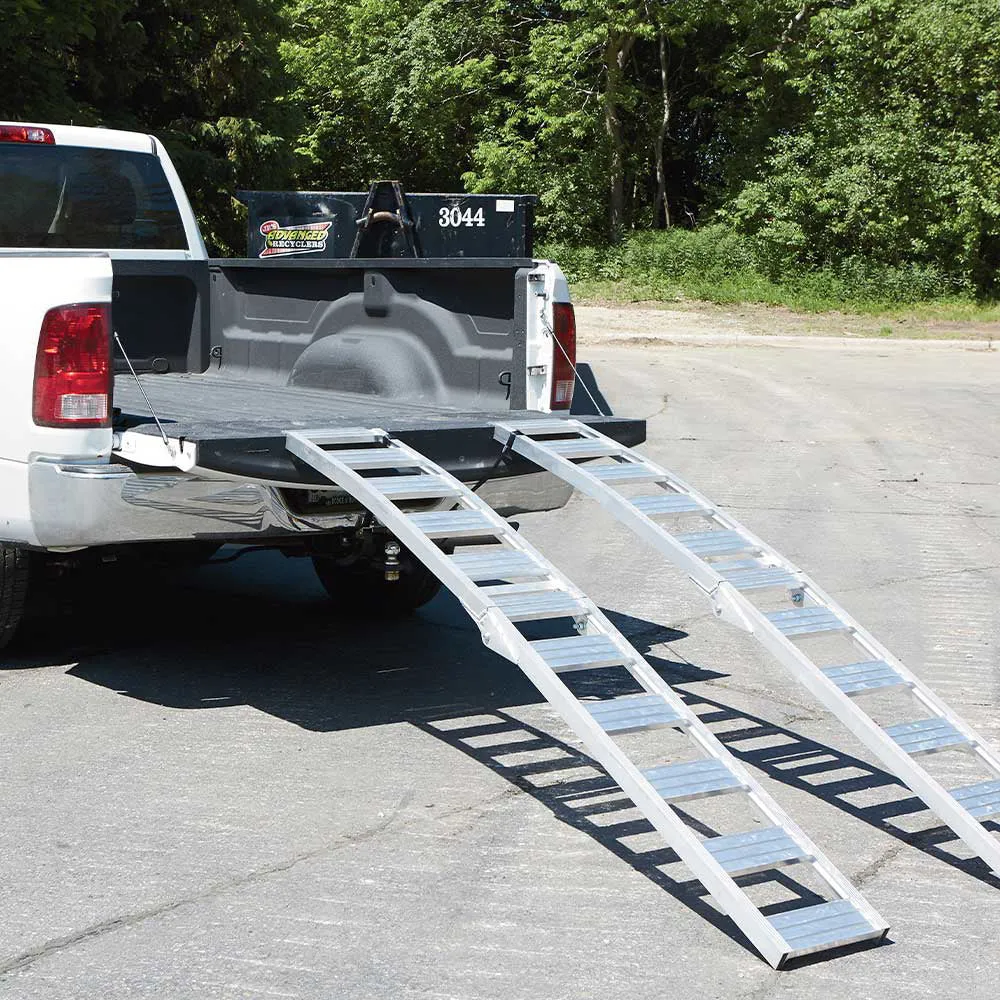 (53181.ULT) Ultra-Tow Folding Arched Aluminum Loading Ramp Set | 1500-Lb. Cap |  90-In.L