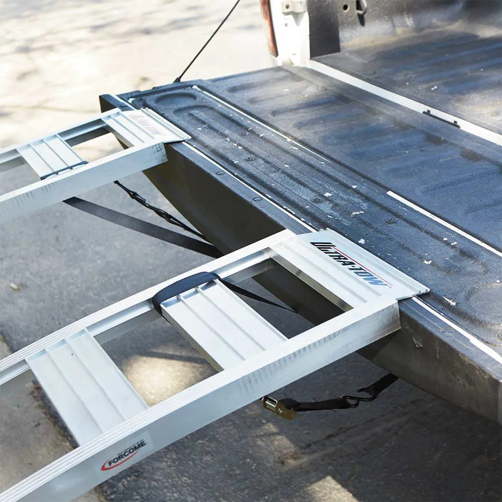(53181.ULT) Ultra-Tow Folding Arched Aluminum Loading Ramp Set | 1500-Lb. Cap |  90-In.L