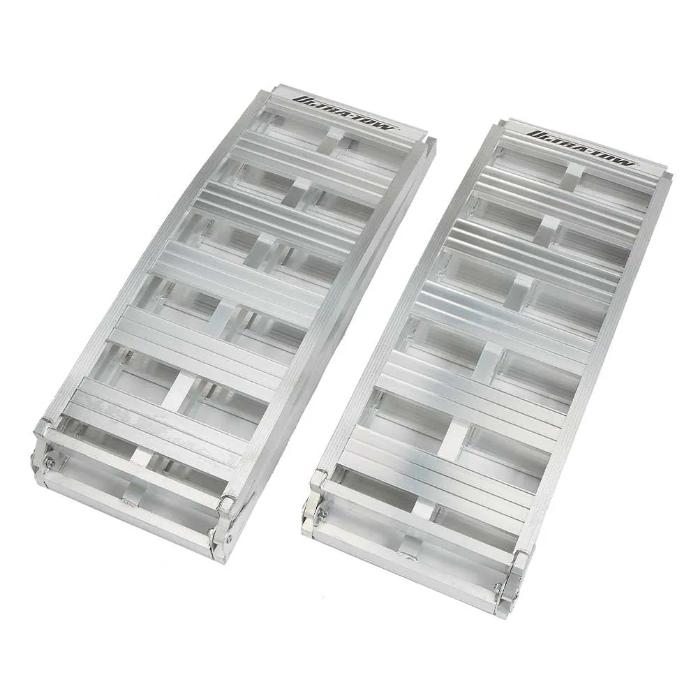 (53187.ULT) Ultra-Tow Bi-Fold Arched Aluminum Loading Ramp Set | 3000-Lb. Cap |  8ft.L
