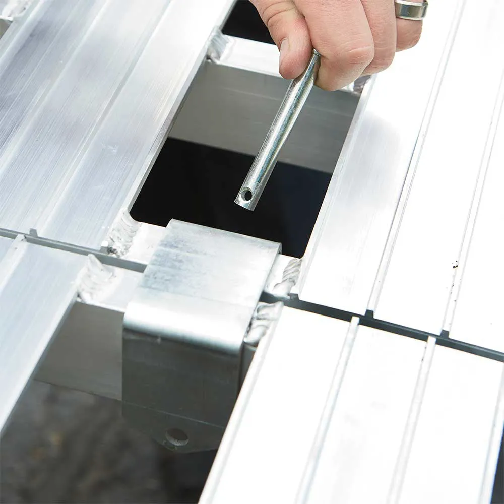 (53187.ULT) Ultra-Tow Bi-Fold Arched Aluminum Loading Ramp Set | 3000-Lb. Cap |  8ft.L