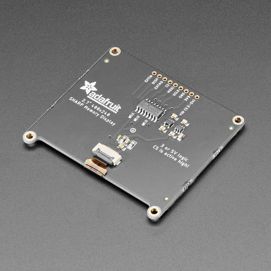 Adafruit SHARP Memory Display Breakout - 2.7" 400x240 Monochrome
