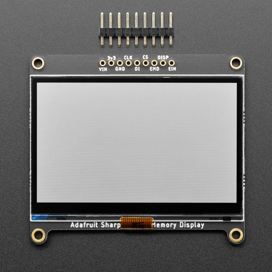 Adafruit SHARP Memory Display Breakout - 2.7" 400x240 Monochrome