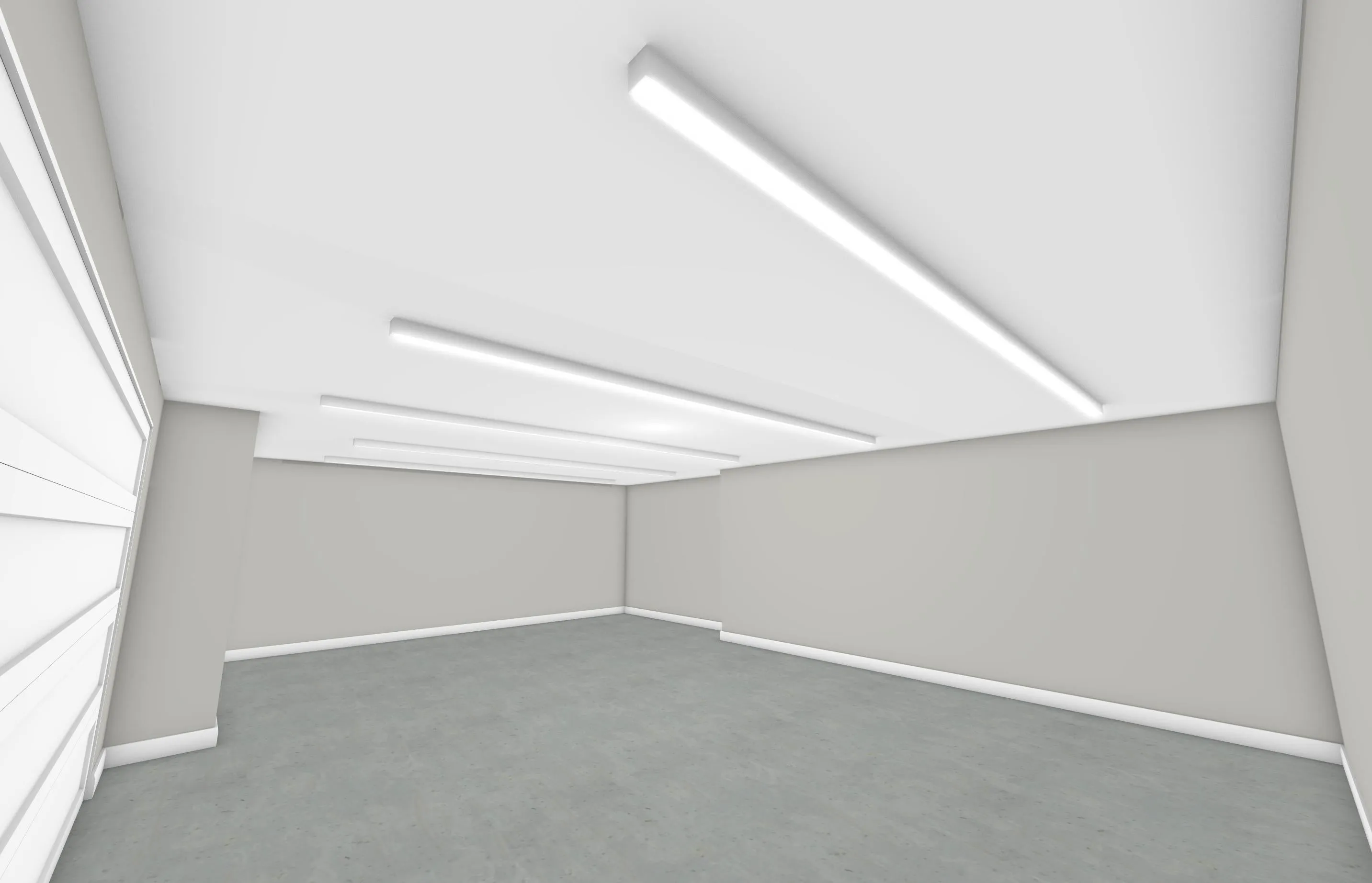 Advanced Three Car Garage Lighting Solution