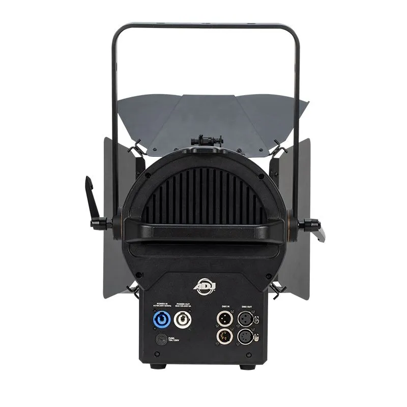 American DJ ENCORE-FR-PRO-COLOR Fresnel Fixture with 7" Lens with 400W 6-In-1 RGB/Amber/Lime/Cyan LEDS