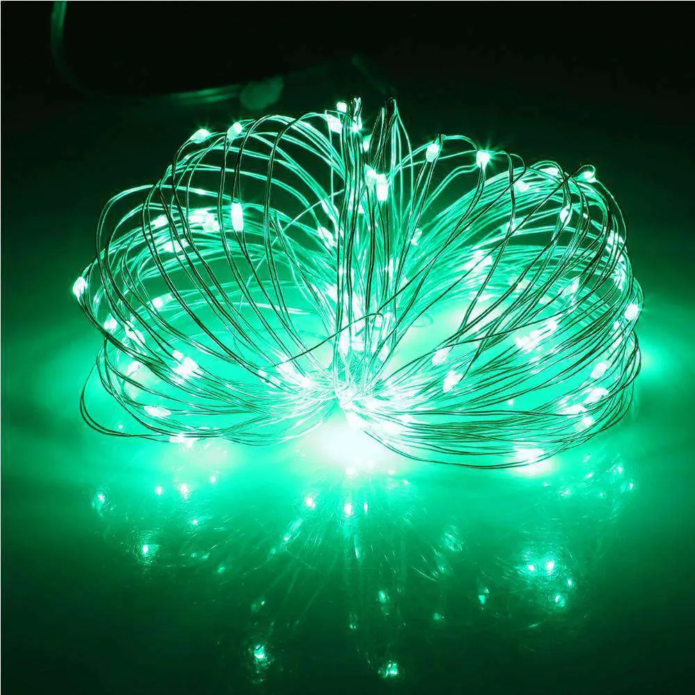 AMZER Fairy String Light 100 LED 10m Waterproof USB Operated Remote Controlled Festival Lamp Decoration Light Strip