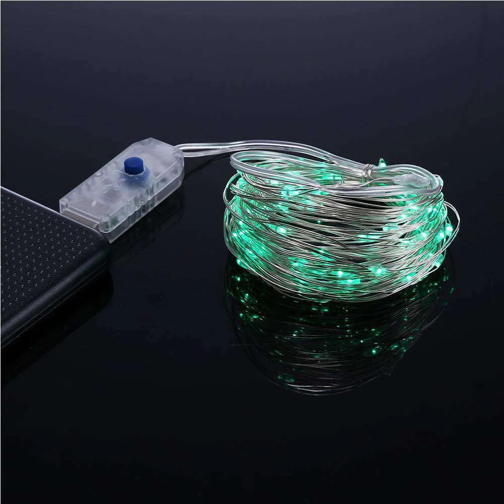 AMZER Fairy String Light 100 LED 10m Waterproof USB Operated Remote Controlled Festival Lamp Decoration Light Strip