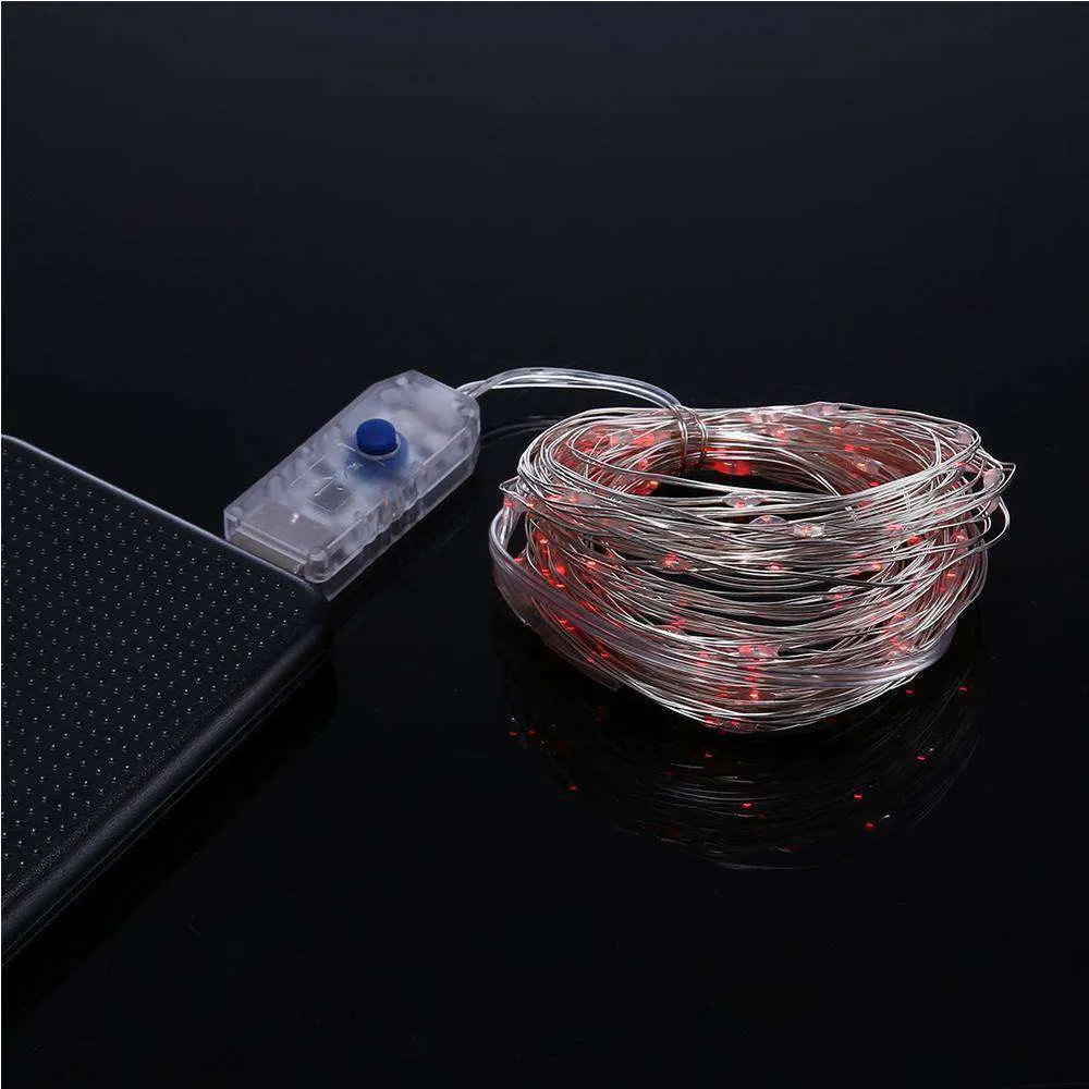 AMZER Fairy String Light 100 LED 10m Waterproof USB Operated Remote Controlled Festival Lamp Decoration Light Strip