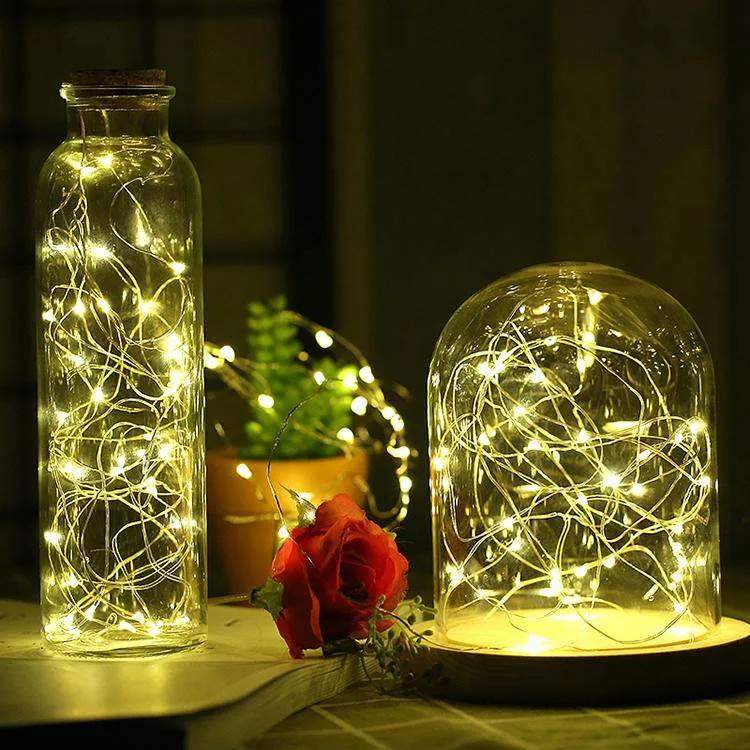 AMZER Fairy String Light 20 LED 2m Waterproof Button Battery Operated Festival Lamp Decoration Light Strip