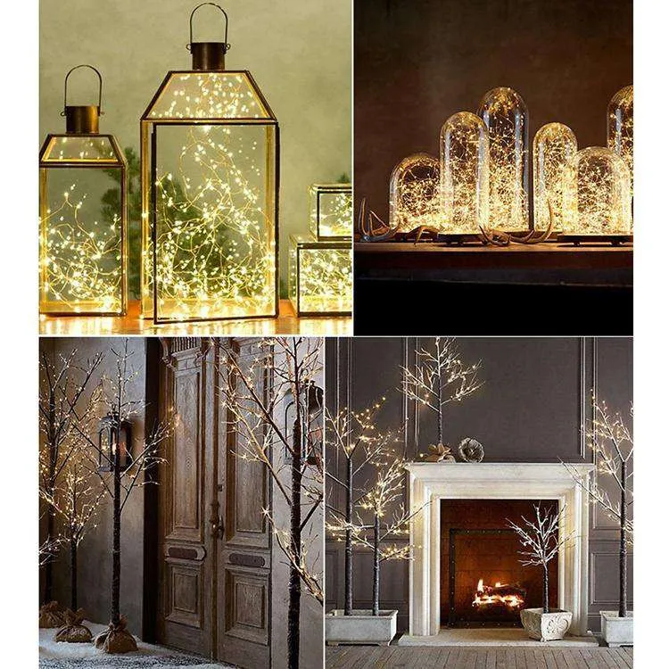 AMZER Fairy String Light 20 LED 2m Waterproof Button Battery Operated Festival Lamp Decoration Light Strip
