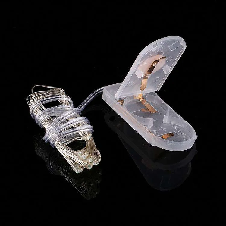 AMZER Fairy String Light 20 LED 2m Waterproof Button Battery Operated Festival Lamp Decoration Light Strip