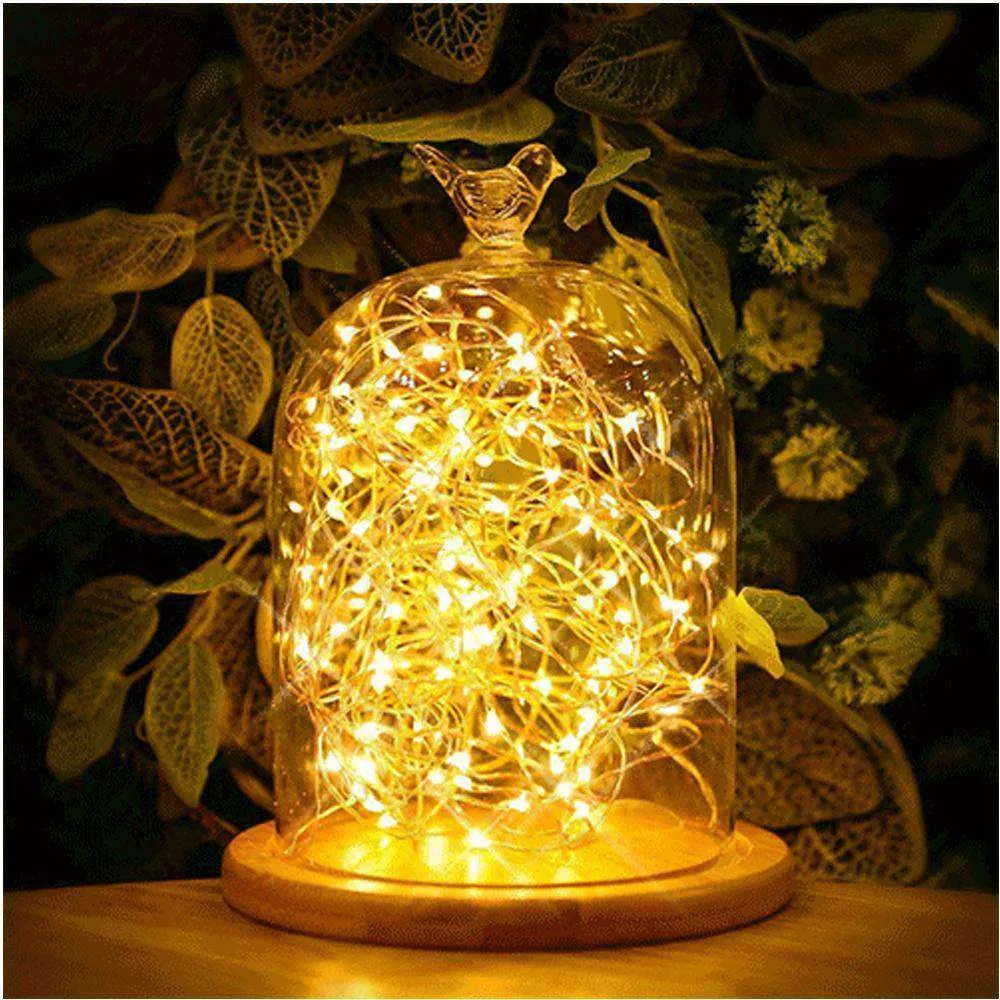 AMZER Fairy String Light 50 LED 5m Waterproof AA Battery Operated Festival Lamp Decoration Light Strip