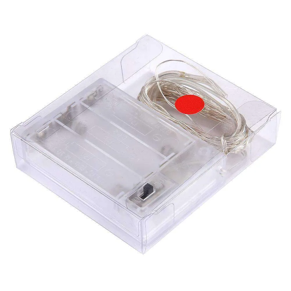 AMZER Fairy String Light 50 LED 5m Waterproof AA Battery Operated Festival Lamp Decoration Light Strip
