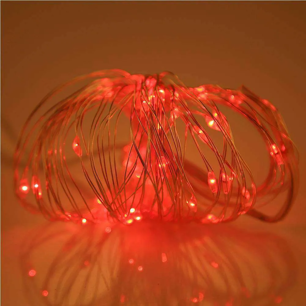 AMZER Fairy String Light 50 LED 5m Waterproof AA Battery Operated Festival Lamp Decoration Light Strip