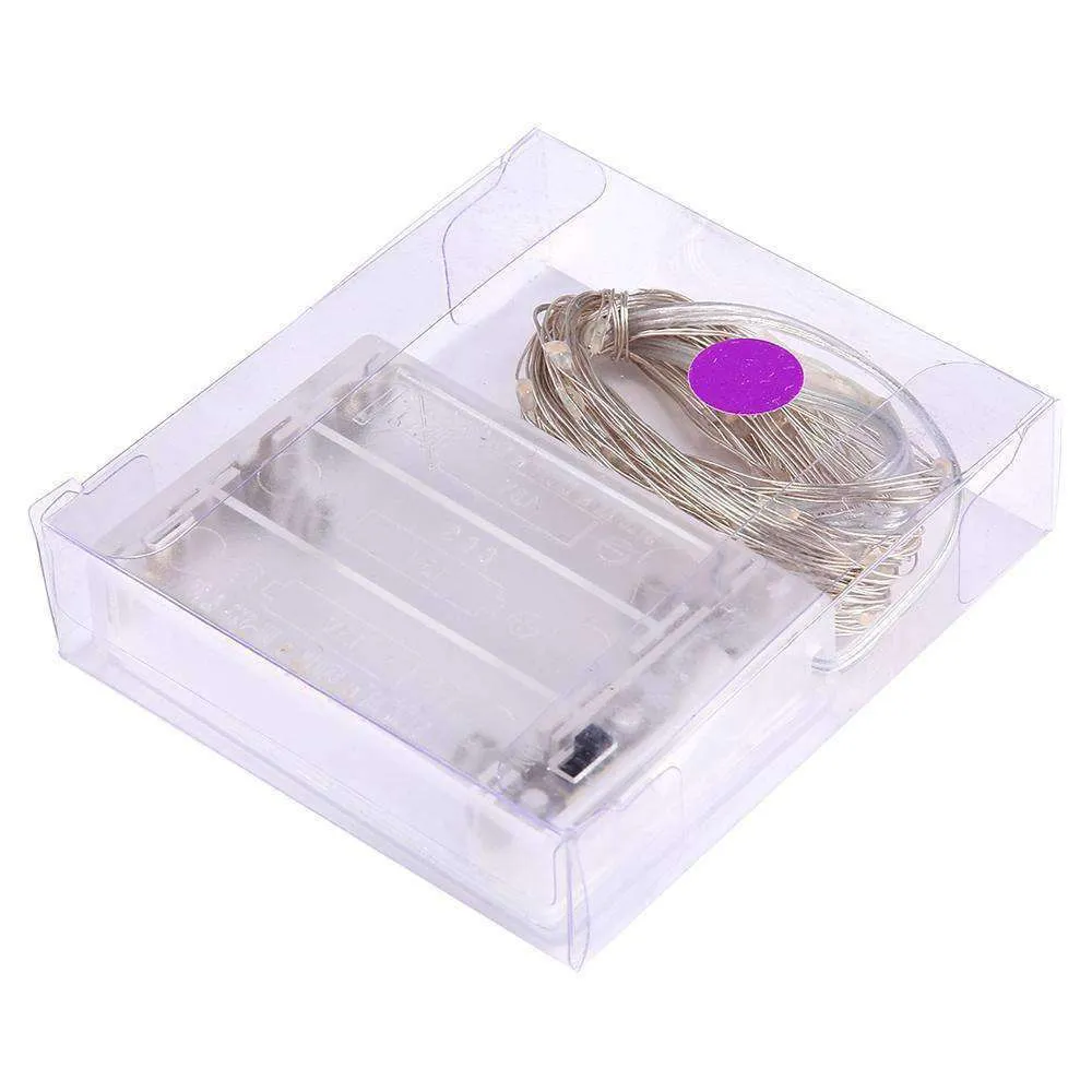 AMZER Fairy String Light 50 LED 5m Waterproof AA Battery Operated Festival Lamp Decoration Light Strip