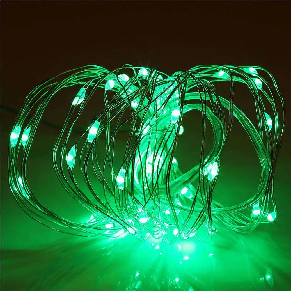 AMZER Fairy String Light 50 LED 5m Waterproof AA Battery Operated Festival Lamp Decoration Light Strip