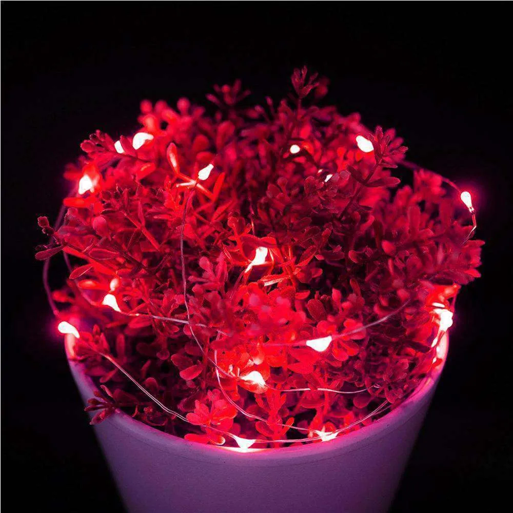AMZER Fairy String Light 50 LED 5m Waterproof AA Battery Operated Festival Lamp Decoration Light Strip
