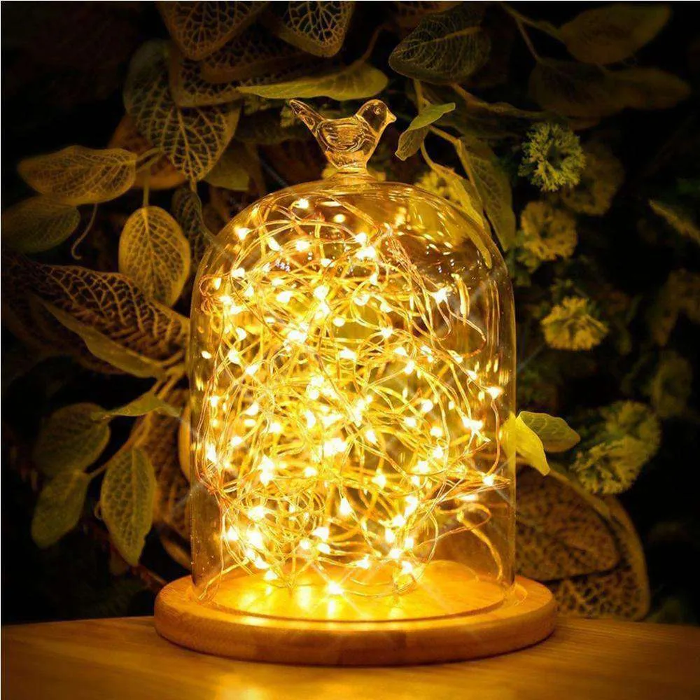 AMZER Fairy String Light 50 LED 5m Waterproof AA Battery Operated Festival Lamp Decoration Light Strip