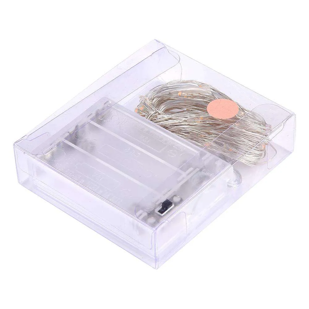 AMZER Fairy String Light 50 LED 5m Waterproof AA Battery Operated Festival Lamp Decoration Light Strip