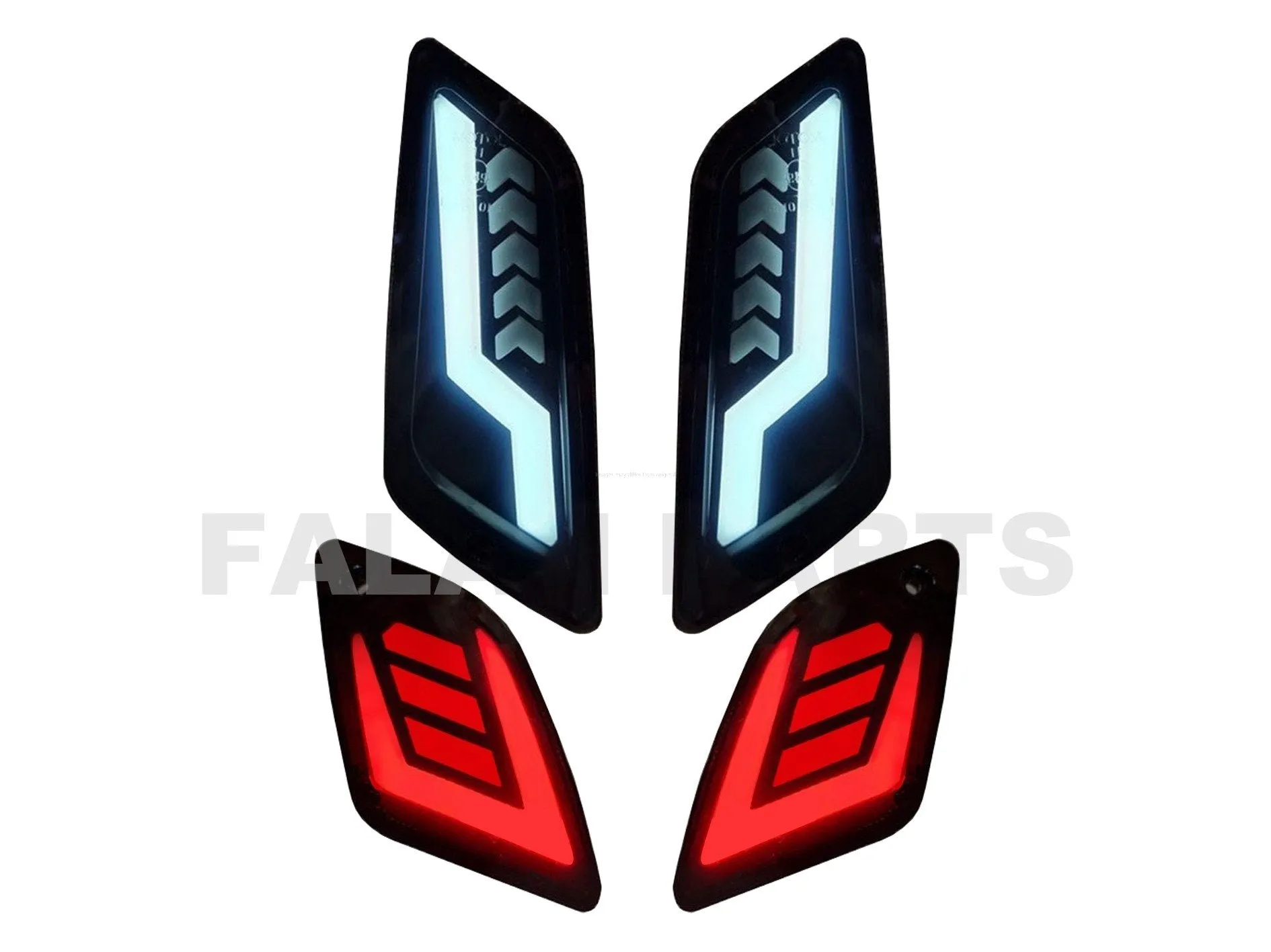 Aplus Turn Signals Kit Indicator Flow Smoked | Vespa GTS Models 125-300cc