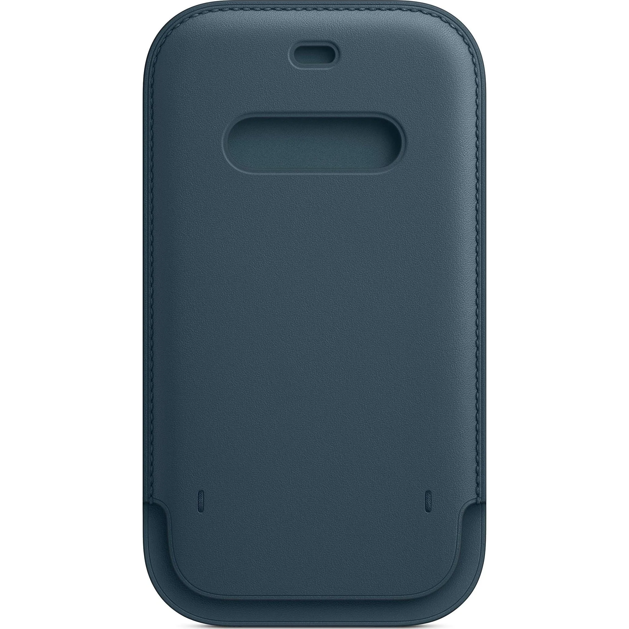 Apple iPhone 12 and 12 Pro Leather Sleeve with MagSafe - Baltic Blue