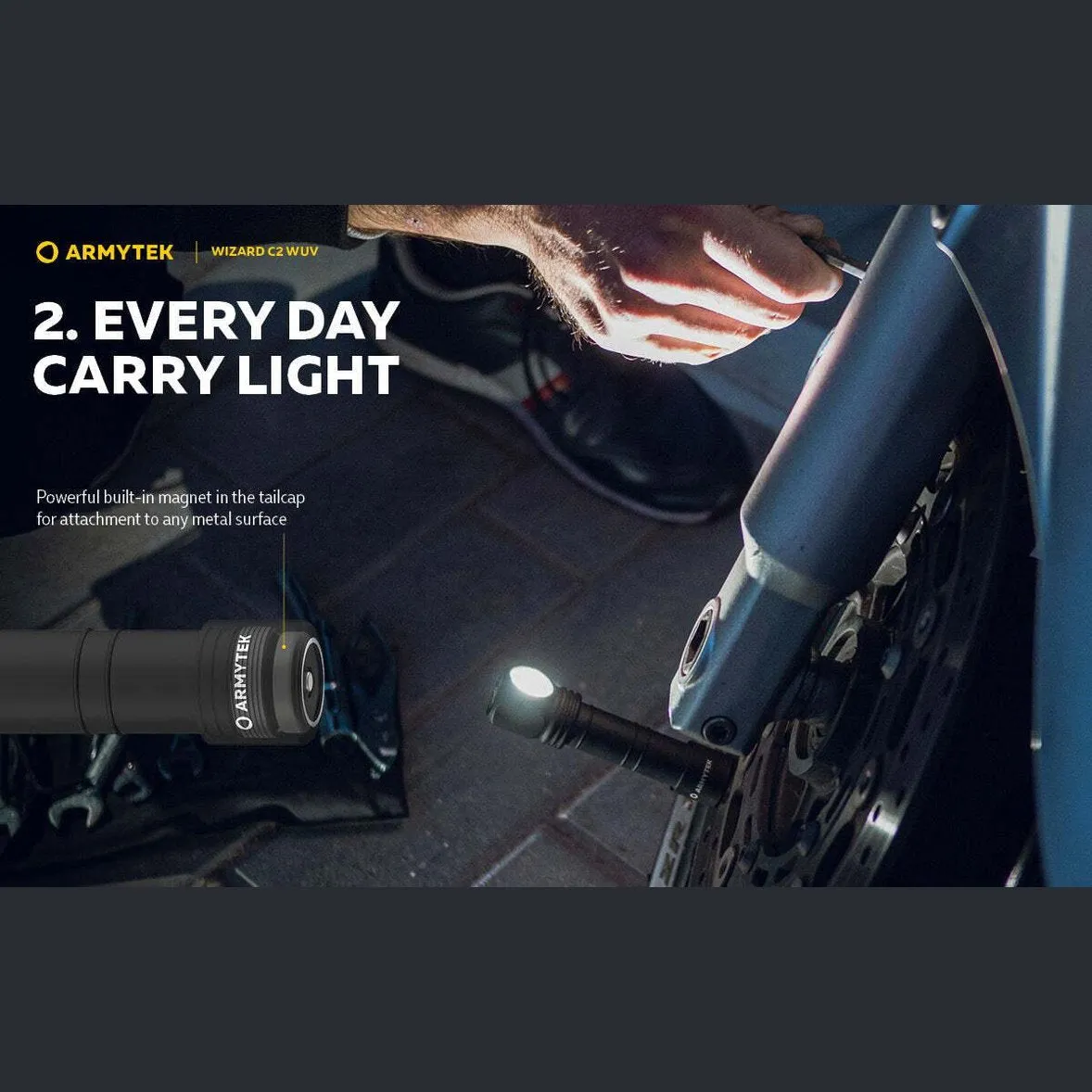 ARMYTEK WIZARD C2 WUV MAGNET USB
