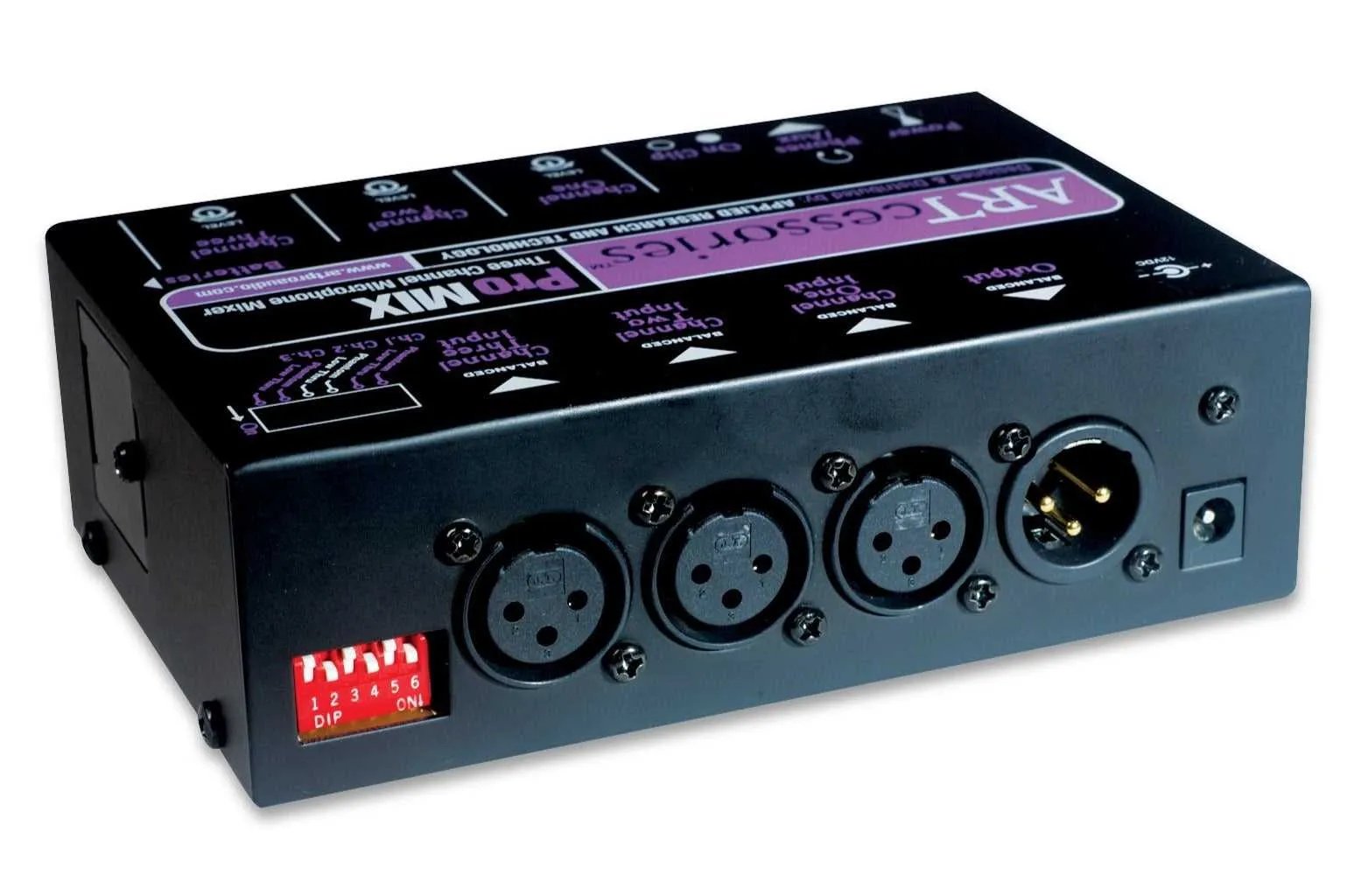 ART ProMIX 3-channel Microphone Mixer