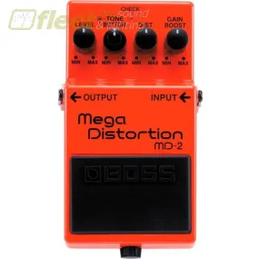 Boss MD-2 Mega Distortion Effect Pedal