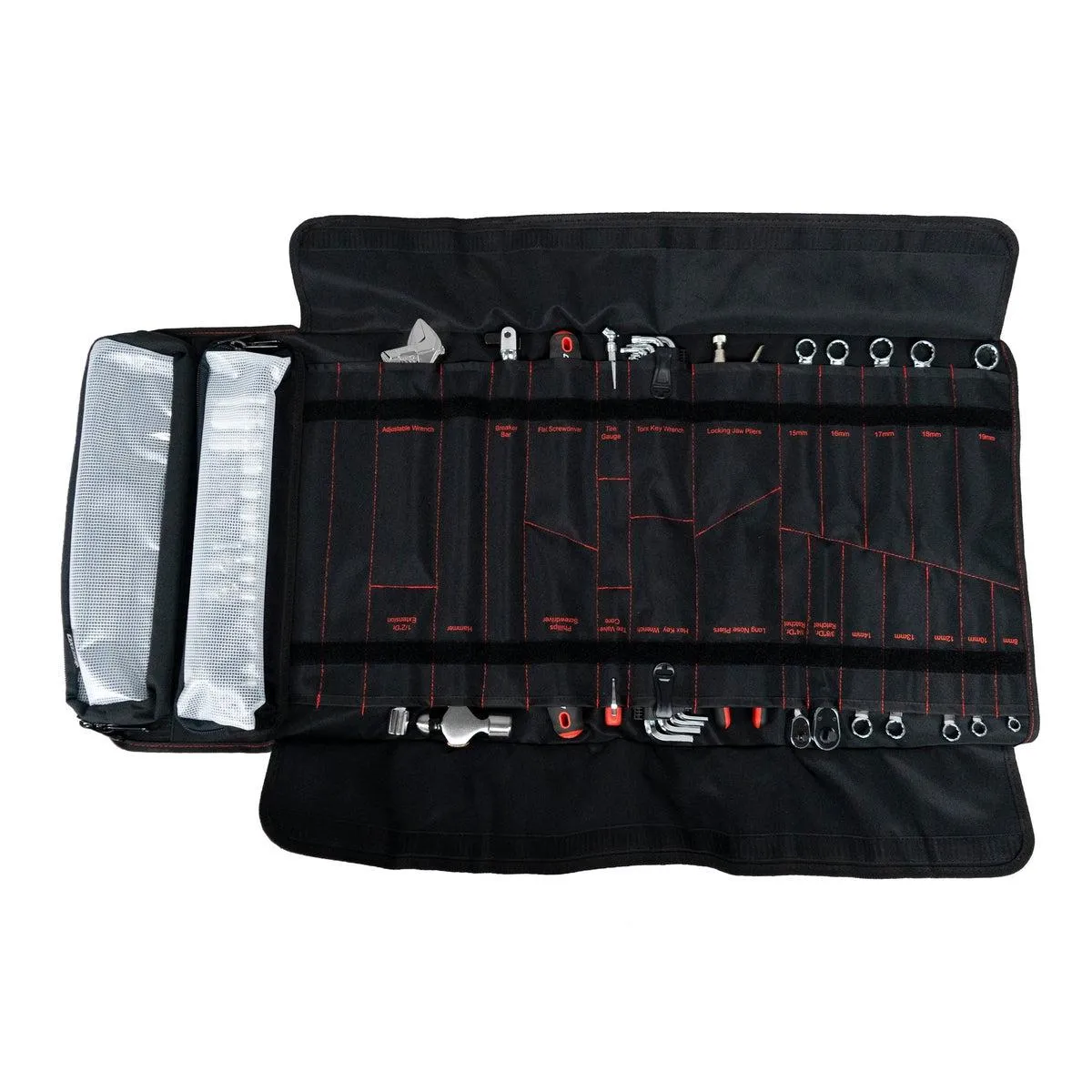 BOXO USA Heavy Duty 66 Piece Universal Tool Roll for Side by Side Vehicles PA915C
