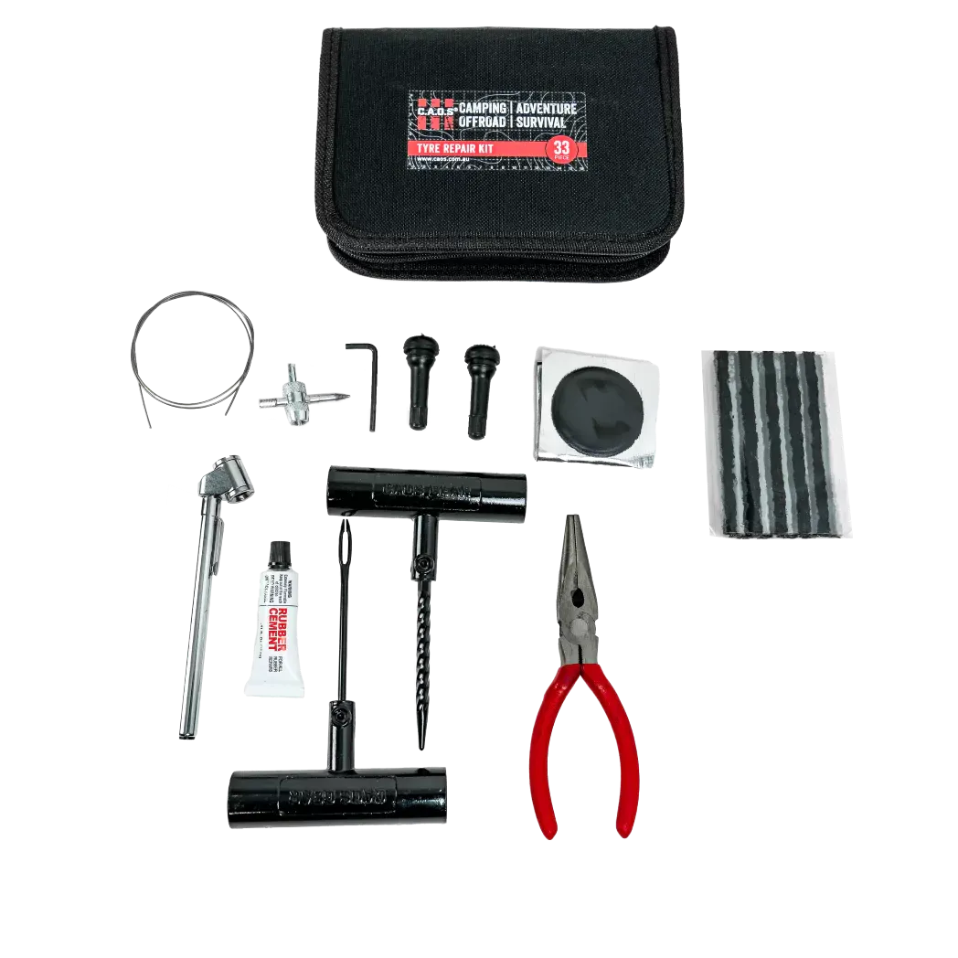 CAOS Tyre Repair Kit (Soft Case) 33pce