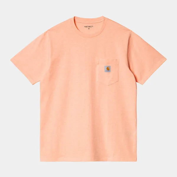Carhartt WIP Pocket T-Shirt - Grapefruit Heather