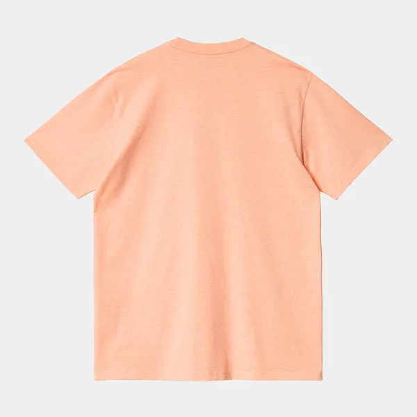 Carhartt WIP Pocket T-Shirt - Grapefruit Heather