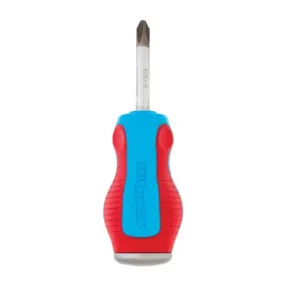 Channellock P201CB Phillips  #2x1.5" Stubby Screwdriver - Magnetic Tip - Code Blue