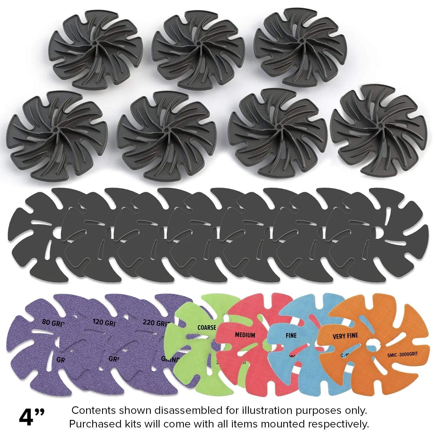 DELUXE ABRASIVE KIT for Texturing, Shaping & Toolmaking