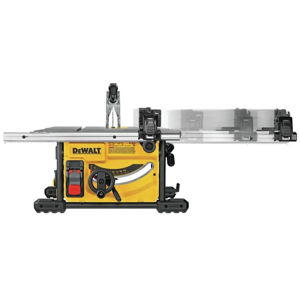 DeWalt DWE7485WS 8-1/4" Compact Jobsite Table Saw With Stand (DWE7485   DW7451)