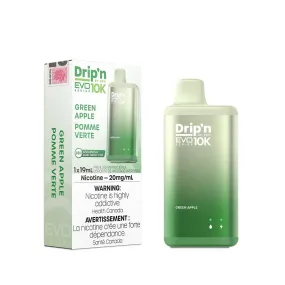 Drip'n EVO 10K Green Apple Disposable Vape Pen