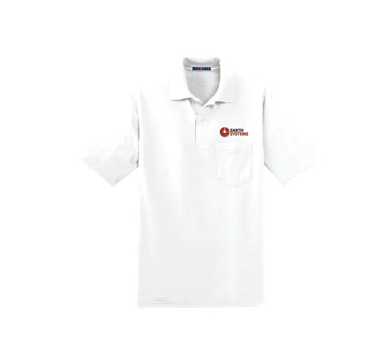 Earth Systems - Men's Spot Shield Polo with Pocket