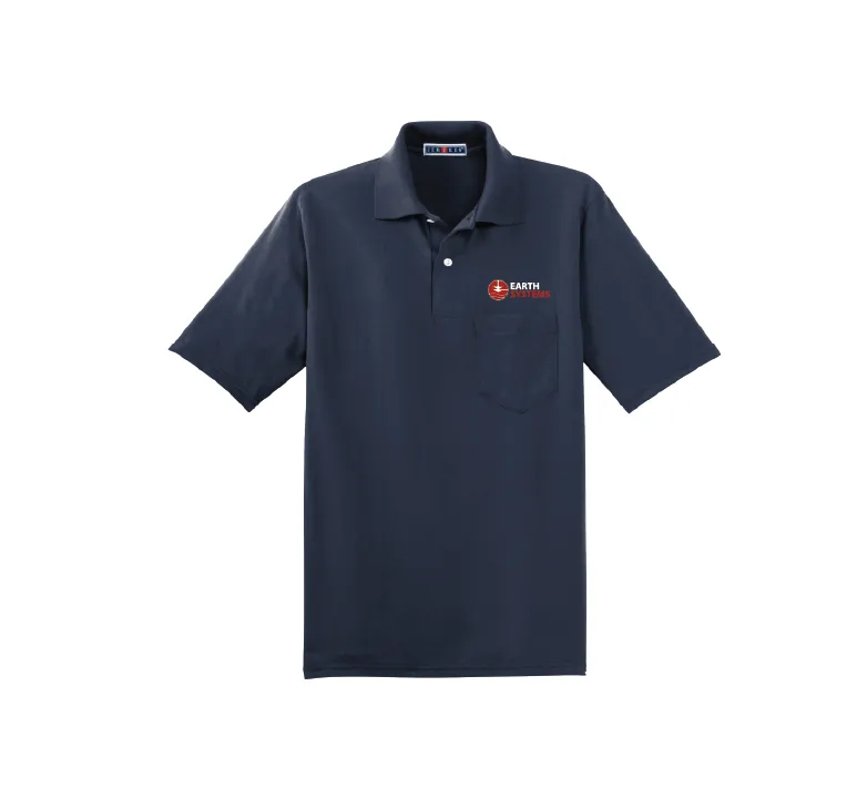 Earth Systems - Men's Spot Shield Polo with Pocket