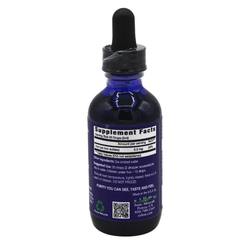 Eidon Ionic Minerals Iron Liquid Concentrate 2oz