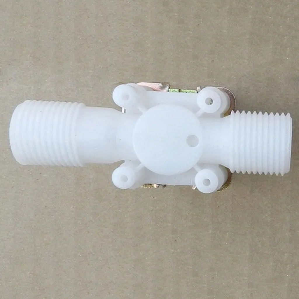 Electric Solenoid Valve 1/2" NC 12Vdc Magnetic Plastic Water Valve Air Control Switch Normally Close