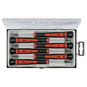 Felo 0715731844 Slotted & Phillips Precision Screwdrivers, 6 Piece