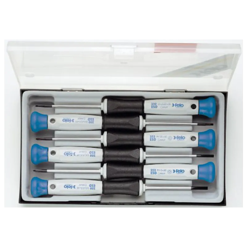 Felo 0715731848 Slotted & Phillips Screwdrivers Set, 6 Piece