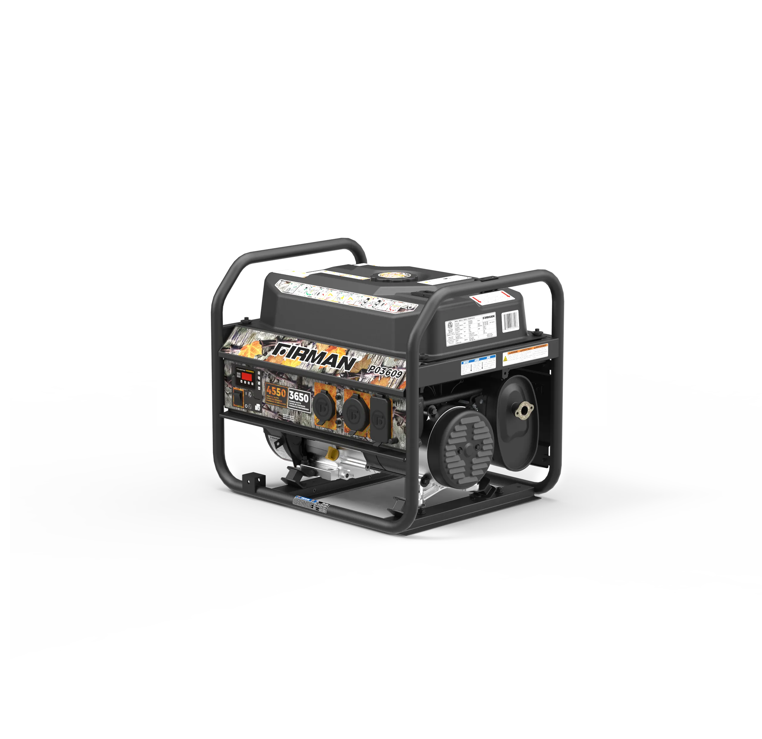 Gas Portable Generator 4550W Recoil Start 120V