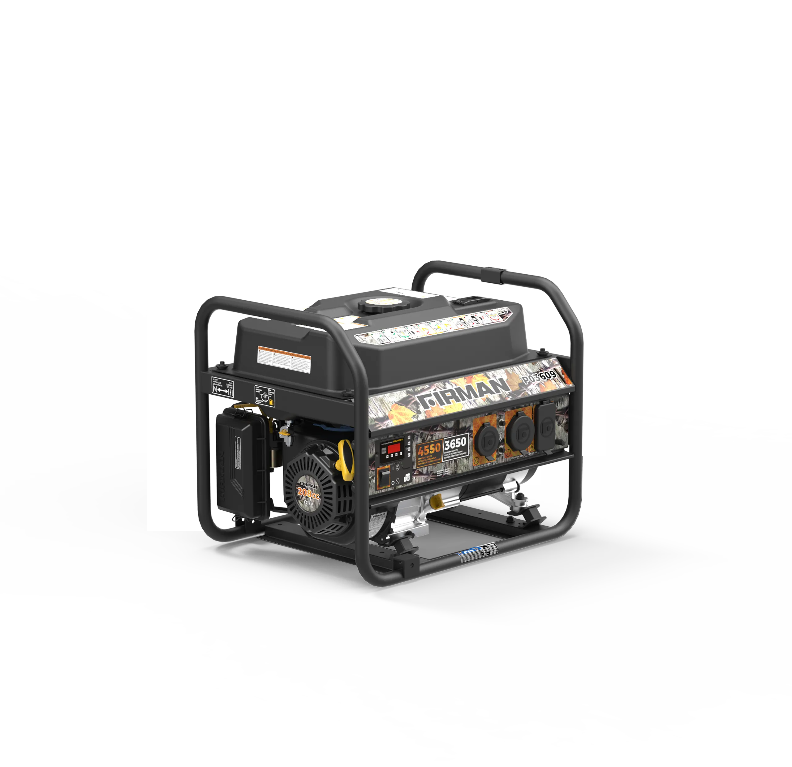 Gas Portable Generator 4550W Recoil Start 120V
