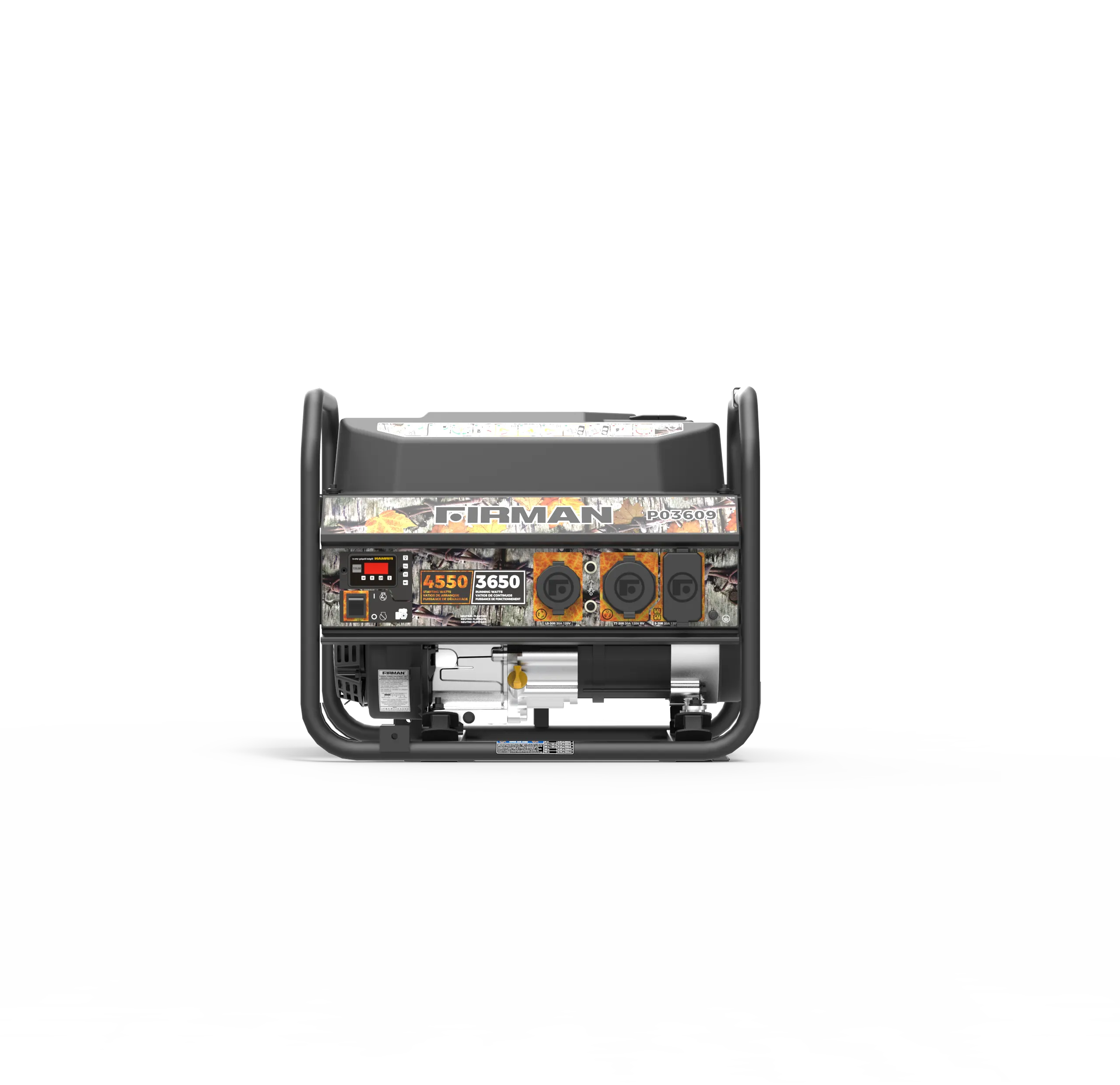 Gas Portable Generator 4550W Recoil Start 120V