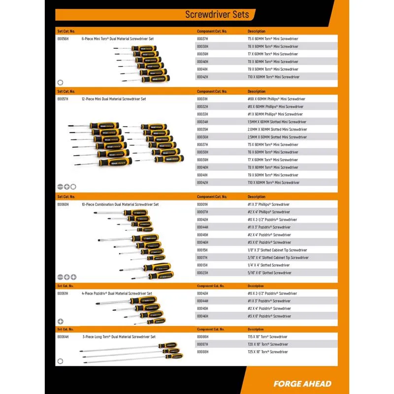 Gearwrench T20 Sizes X 4 in. L Torx Screwdriver 1 pk