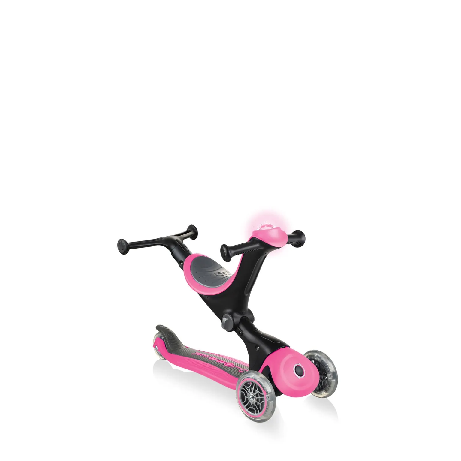 Globber Go Up Deluxe Play - Deep Pink (15m - 3y )