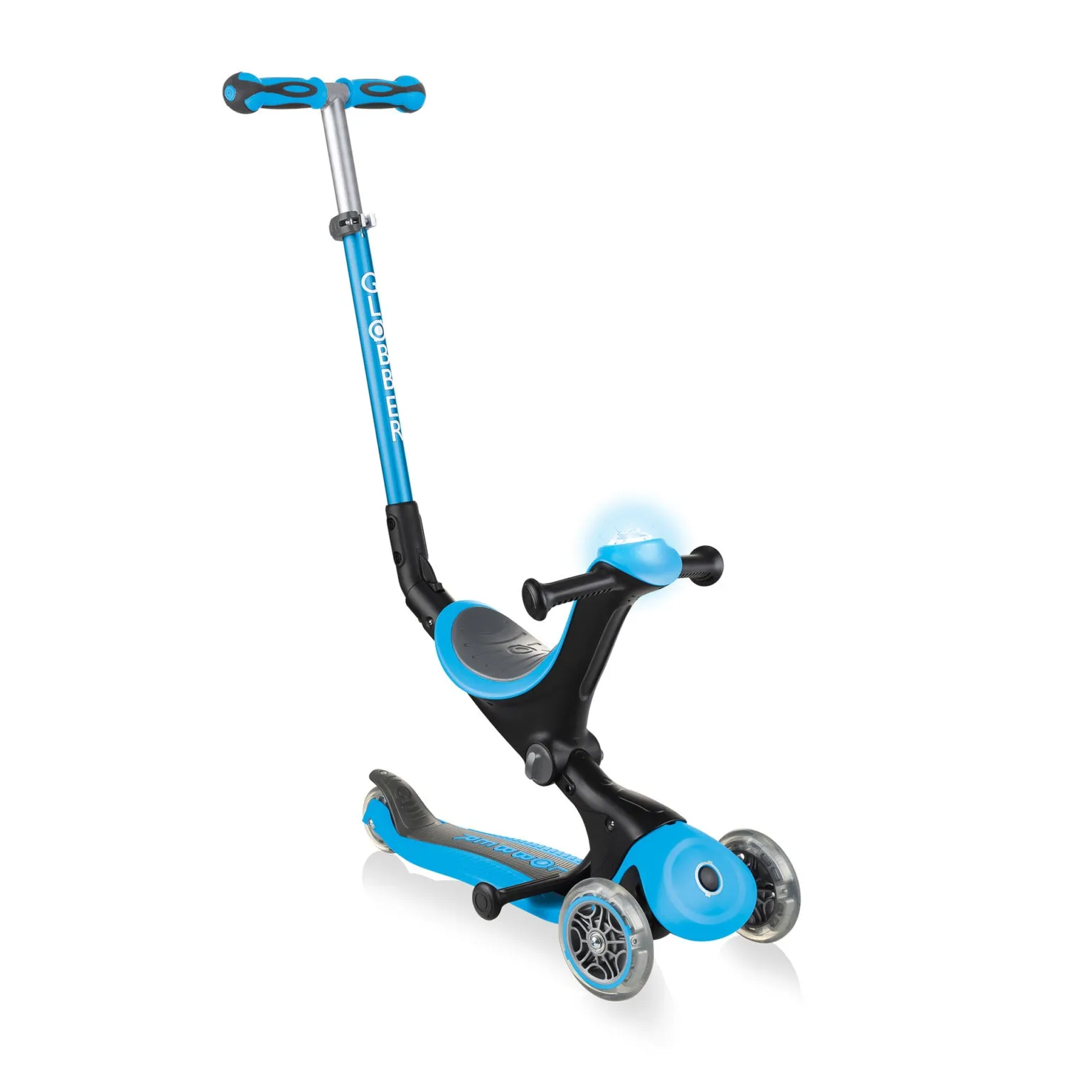 Globber Go Up Deluxe Play - Sky Blue (15m - 3y )